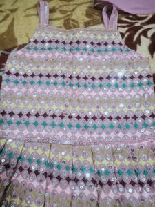 Embroidered Heavy Sharara Suit Inner With Dupatta