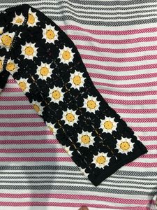 Zara Crochet Daisy Sweater