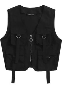 SHEIN Utility Zip Through Gilet