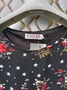 New With Tag Cute Floral Korean Empire Top