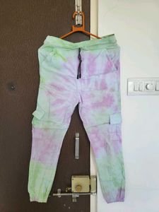 Tie-Dye Cargo Joggers