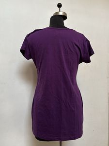 Purple Graphic T-Shirt