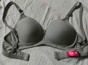 Floret Lightly Gray  Padded bra