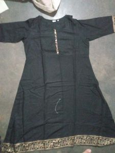 Elegant Black Kurta
