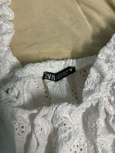 Zara White Top