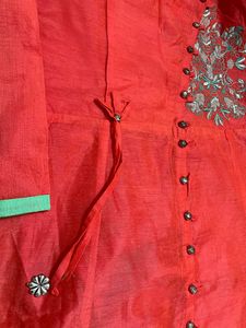Elegant Embroidered Kurta Set