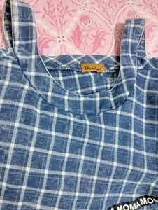Unique Dropped Sleeves Denim Top