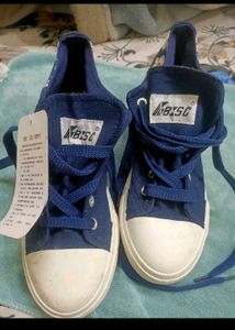 Blue BISC Canvas Sneakers