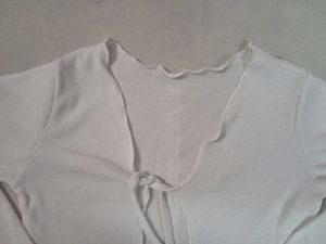 White Cardigan Top