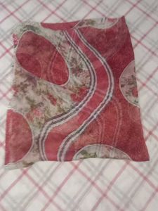 Red Floral Scarf