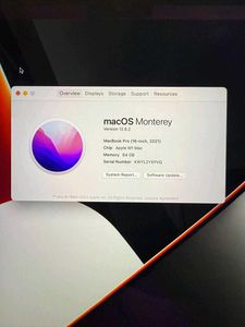 MacBook Pro 16&#34; 64gb ram A2485 for spare parts