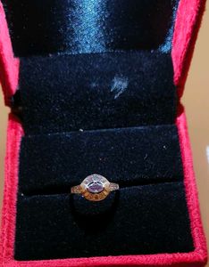 Pure silver Pink Stone Ring 💍# Fixed price