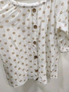 White Offshoulder Top