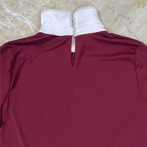 KARLS LAGERFELD Maroon Top ❤️