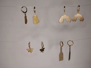 Funky Charm Earring Set of 4