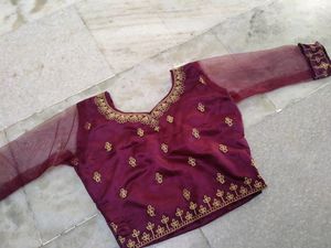 Beautiful Lahenga Choli With Large Size Dupatta Purple Colour Full Worked Lahenga