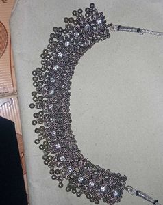 OXIDIZED SILVER NECKLACE SET
