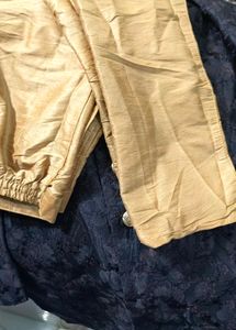 Men Black &amp; Beige Mofit Printed Sherwani