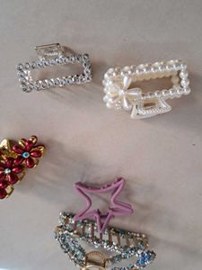 Set Of 5 Assorted Hair Claws