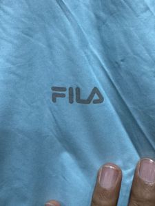 Fila Light Blue Zipup Padded Jacket