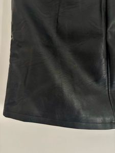 Black leather Skirt
