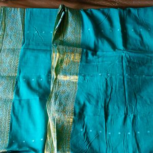 🛍️ Teal Saree ⭐⭐⭐⭐⭐