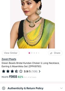 Elegant Indian Jewelry Set