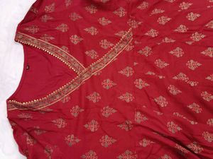 Beautiful A-line Kurti Set