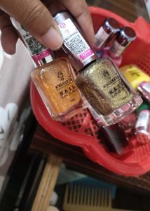❤️8 Nail Polish With Organizer Basket
