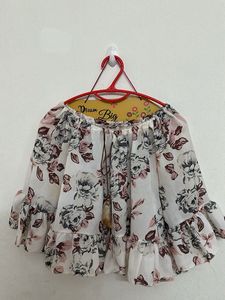 Beautiful Crop Floral Top