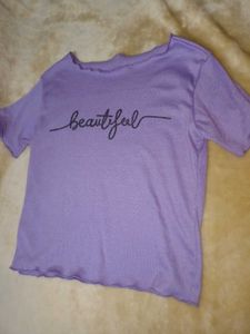 Lilac Beautiful Graphic Tee