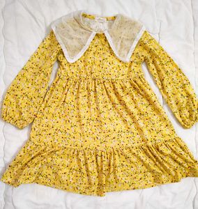 Yellow Floral Dress