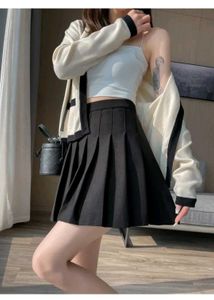 Savana Pleated Black Mini Skirt(FREE HAIR BOW)
