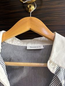 Striped Button-Down Shirt