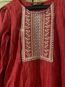 Gorgeous Red Kurta (Women&#39;s)