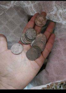 Old Indian Coins 50Pc Of 1 Rs