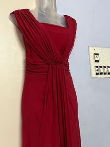 Pintrest padded Elegant Red Gown