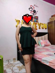 Drak Green Top For Summers