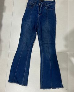Flared Bootcut Denim Jeans
