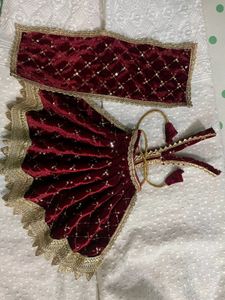 Handmade Beautiful Maa Durga Lehga Choli
