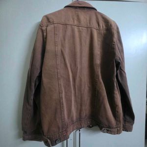 The Roadster Men Brown Denim Jacket