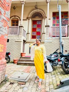 Yellow Kurti Set