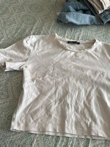 Zara White Tshirt
