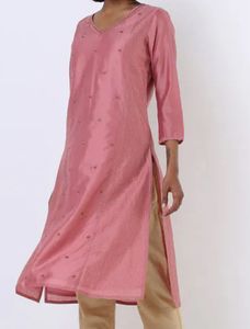 Embroidered A Link Kurta