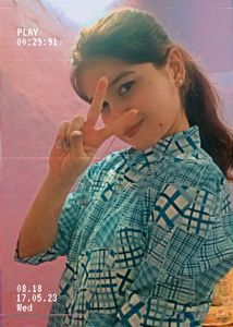 Puffed Sleeve Shirt Style Top