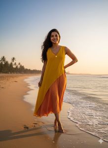 Stylish Asymmetric Dress