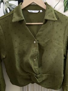 Only Olive Bell Sleeved Top
