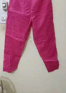 White &amp; Pink Kurta set