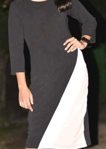 Elegant Black &amp; White Dress