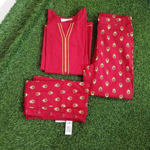 Kurta With Pant Duppata